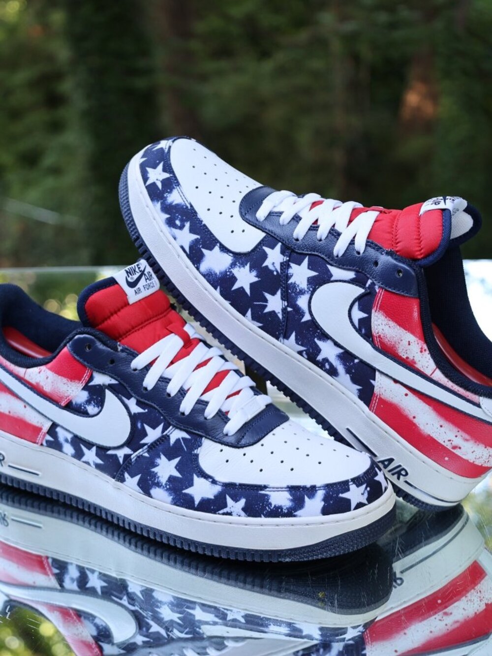 Nike Air Force 1 Low Independence Day Custom Size 15 - Picture 7 of 15